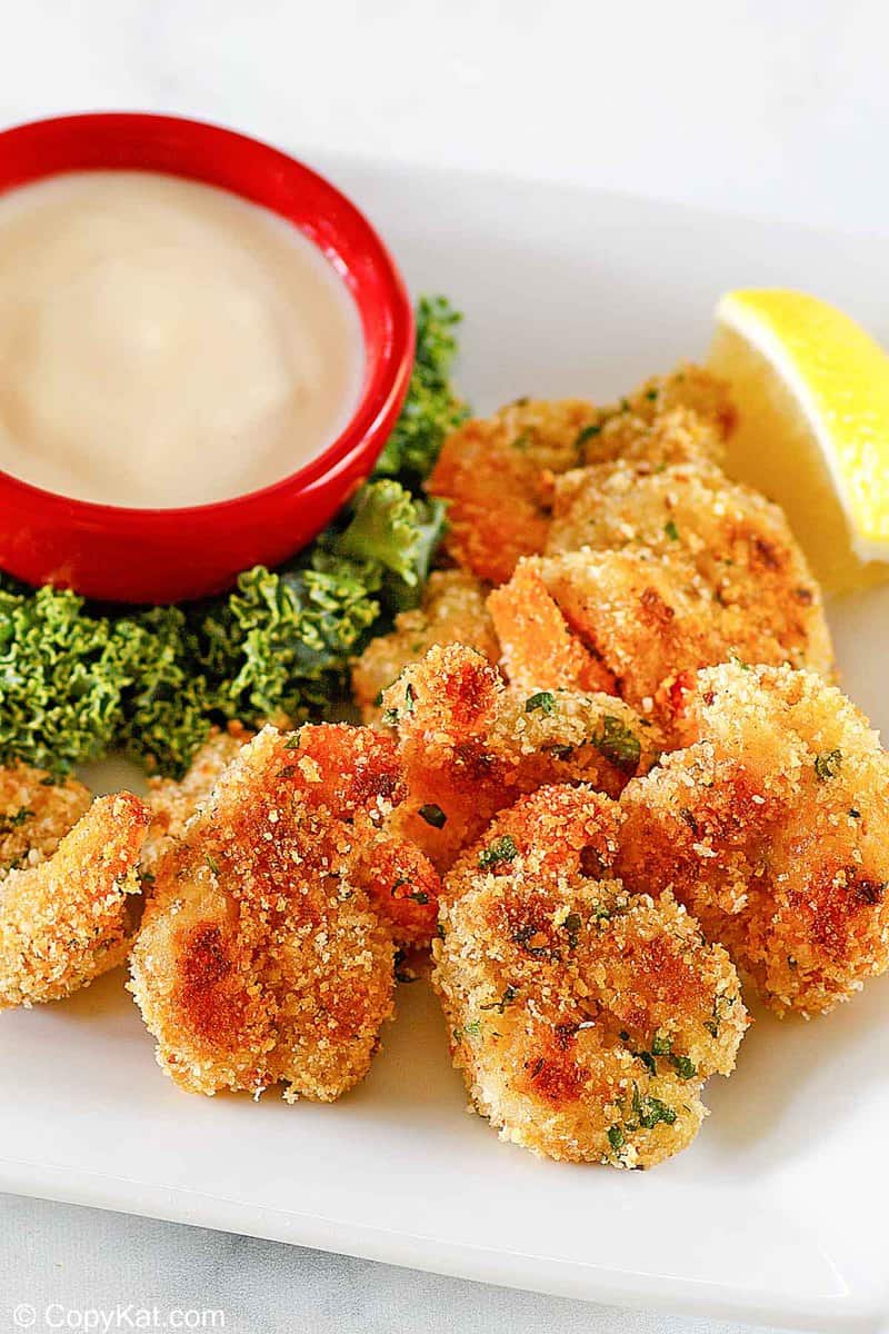 homemade Shrimp Alexander with beurre blanc sauce