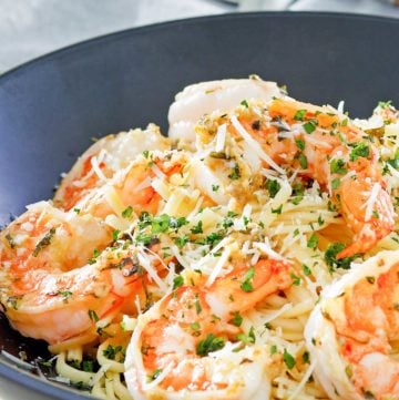 homemade Olive Garden Shrimp Christopher in a bowl