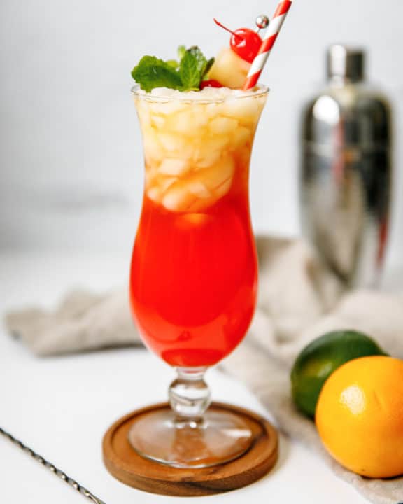 homemade Red Lobster Mai Tai cocktail