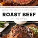 roast beef whole and sliced.