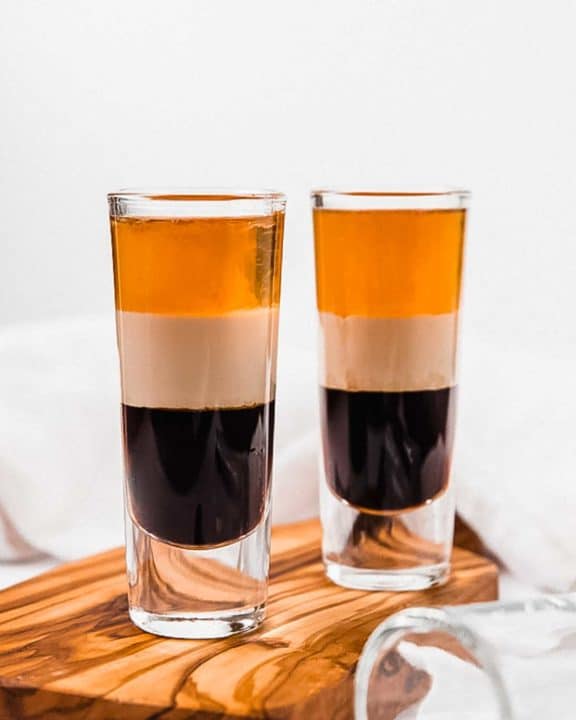 two B52 shot drinks