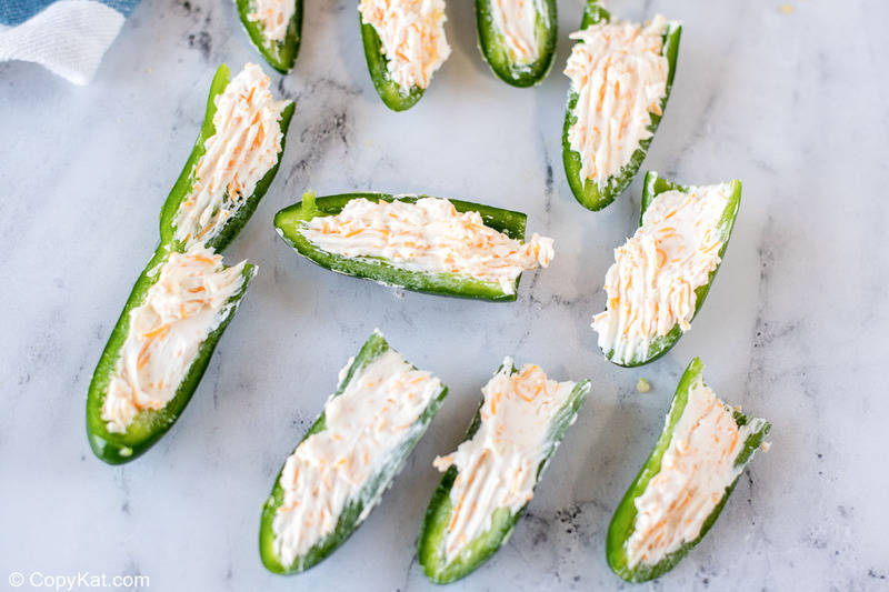 cheese filled jalapeno peppers