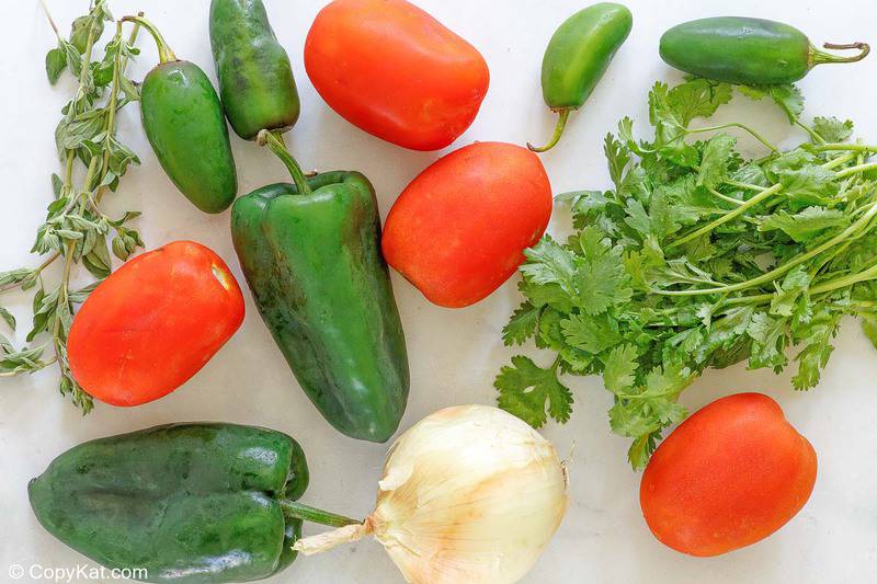 Pappasito's salsa ingredients