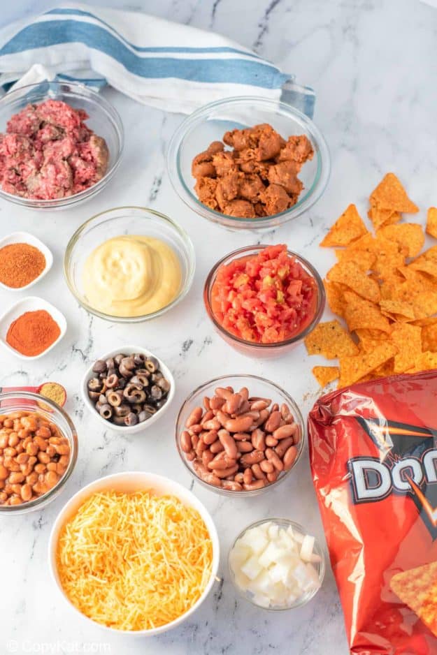 Dorito casserole ingredients