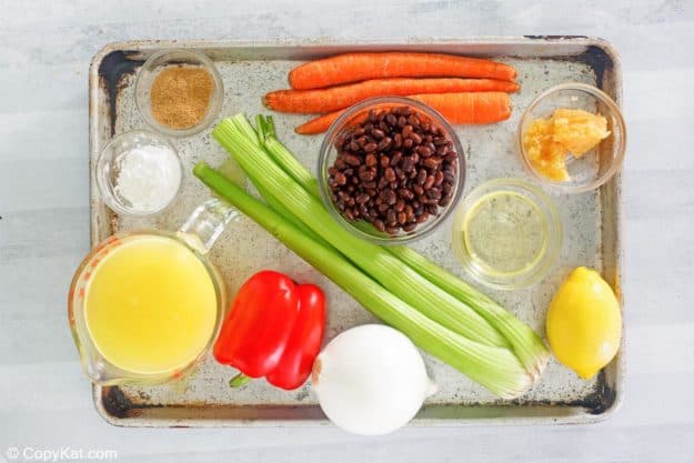 Panera black bean soup ingredients