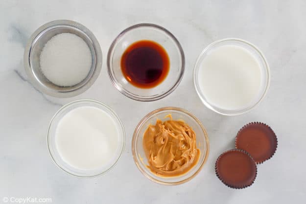 peanut butter ice cream ingredients