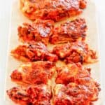 pizza burgers on a marble platter
