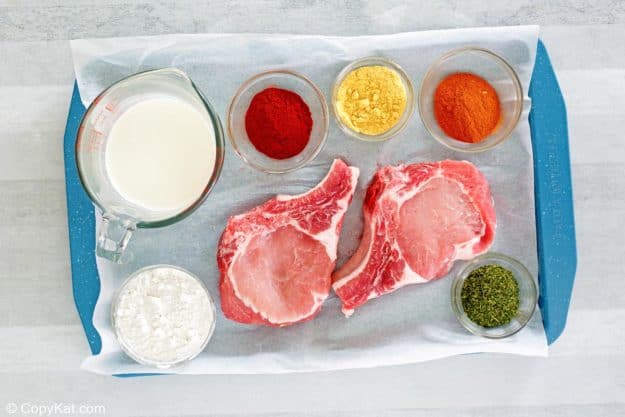pork chops and gravy ingredients