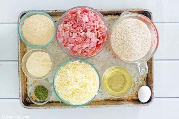 Arancini Italian Rice Balls ingredients