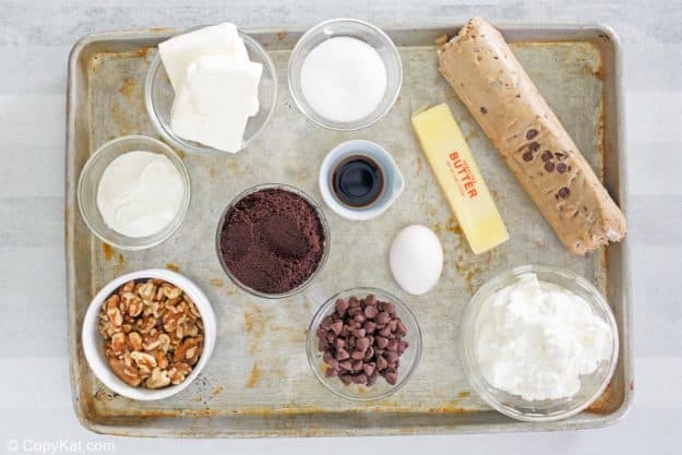 cookie dough cheesecake ingredients