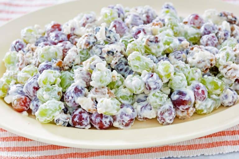 Grape Salad with Cream Cheese Dressing