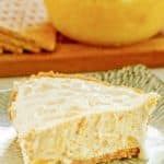 a slice of million dollar pie, a bowl of crushed pineapple, and graham crackers