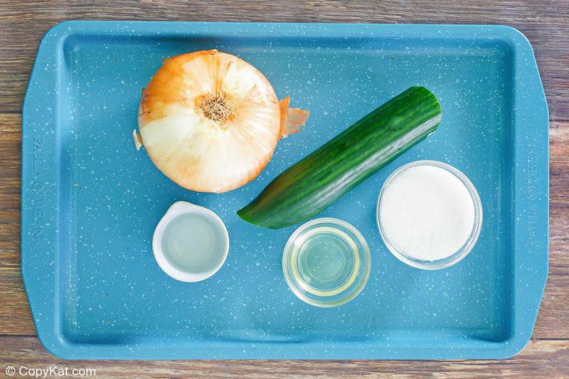 cucumber onion salad ingredients