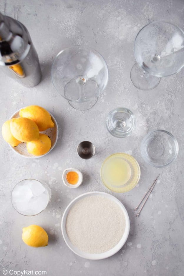 lemon drop martini ingredients
