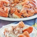 monkey bread on plates