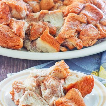monkey bread on plates
