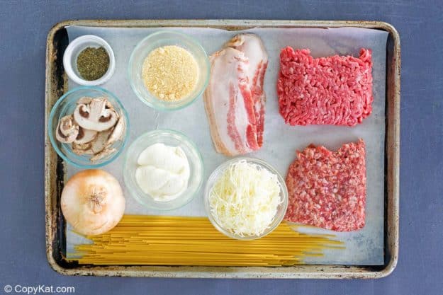 spaghetti casserole ingredients