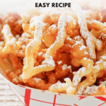 Funnel cake fries in a basket