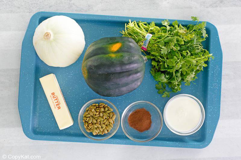 acorn squash soup ingredients.
