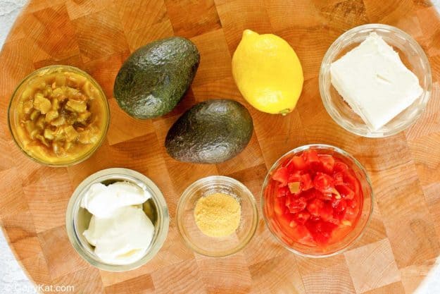 Casa Ole creamy Mexican green sauce ingredients.