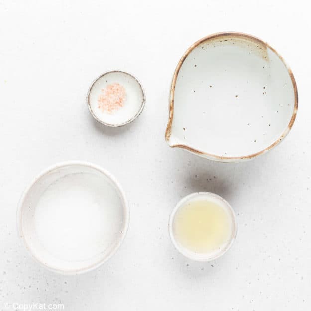 homemade lemonade ingredients
