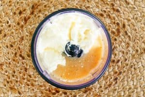 southwestern ranch dressing ingredients in a blender.