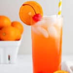 homemade Olive Garden Venetian Sunset drink in a tall glass.