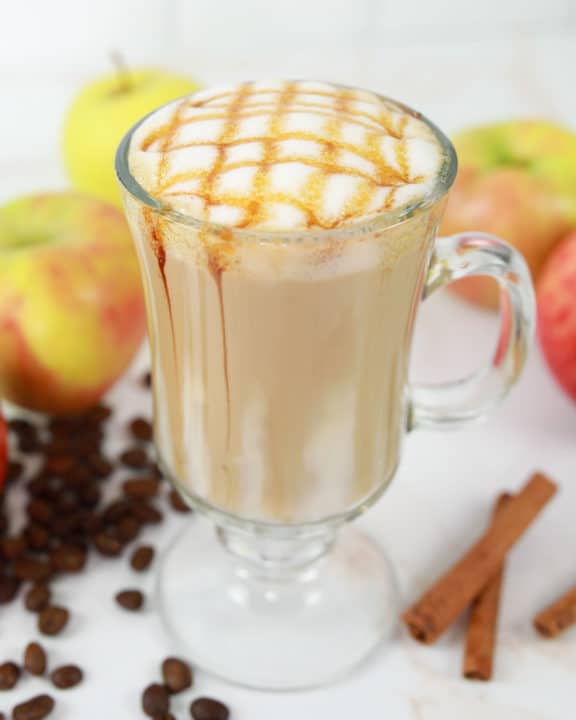 homemade Starbucks apple crisp macchiato.