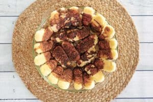 coffee soaked ladyfinger crust for tiramisu cheesecake.