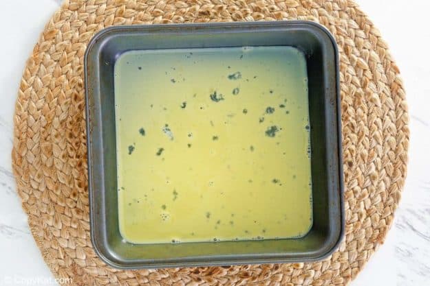 egg mixture for banana bread French toast.