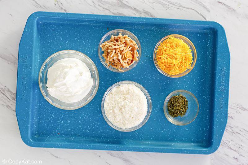 mashed potato casserole ingredients.