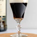 A classic Irish coffee cocktail.