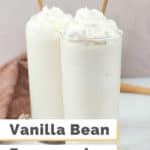 copycat Starbucks vanilla bean frappuccino drinls.