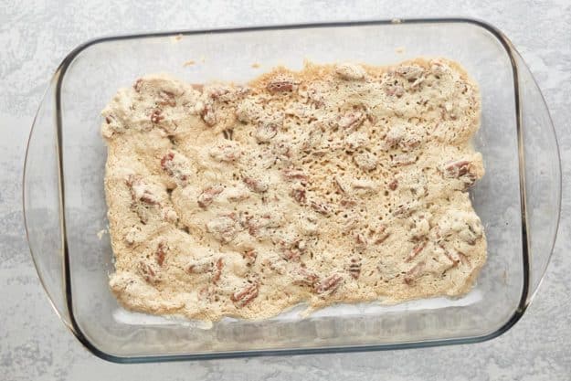 baked crust for lemon lush dessert.