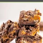 four turtle brownies.