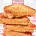a stack of air fried grilled cheese sandwich slices.