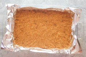 graham cracker crust.