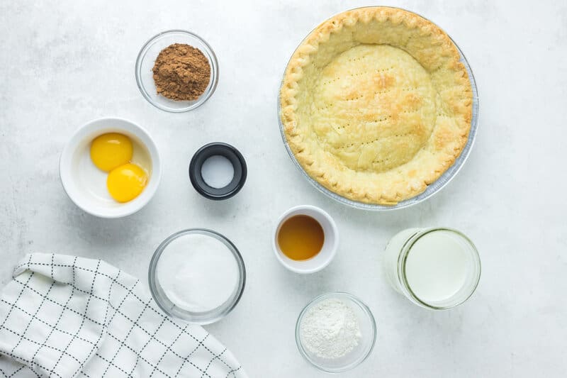 easy chocolate pie ingredients.