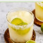redneck beer margarita in a glass.