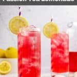 homemade Starbucks passion tea lemonade drinks.