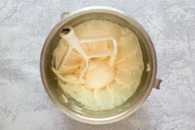 cream cheese mixture for homemade mints.