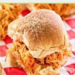 buffalo chicken slider.