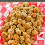 basket of southern fried okra.