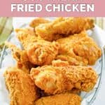 copycat Cracker Barrel southern fried chicken in a basket.