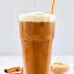 copycat Dunkin Donuts brown sugar sweet cream cold brew coffee drink.