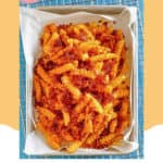 copycat Outback Steakhouse Aussie fries on a serving tray.