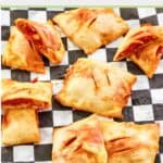 a bunch of homemade pepperoni hot pockets