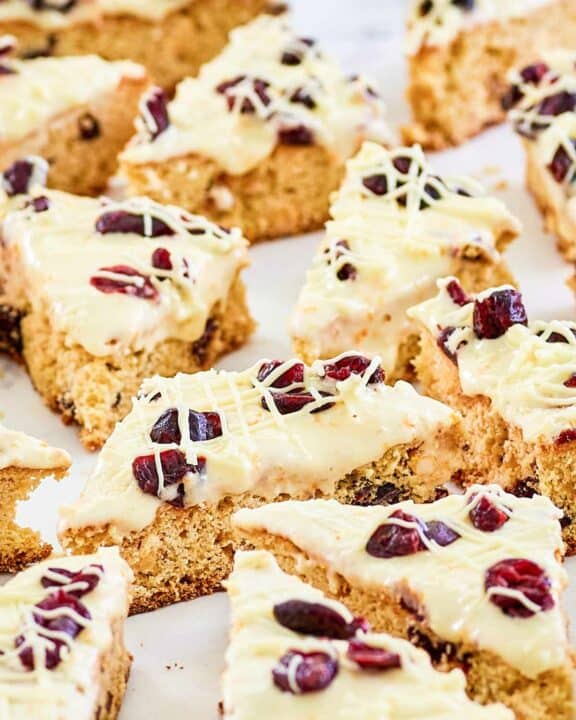 copycat Starbucks cranberry bliss bars.
