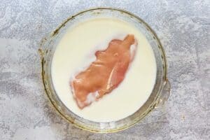 chicken breast in buttermilk.