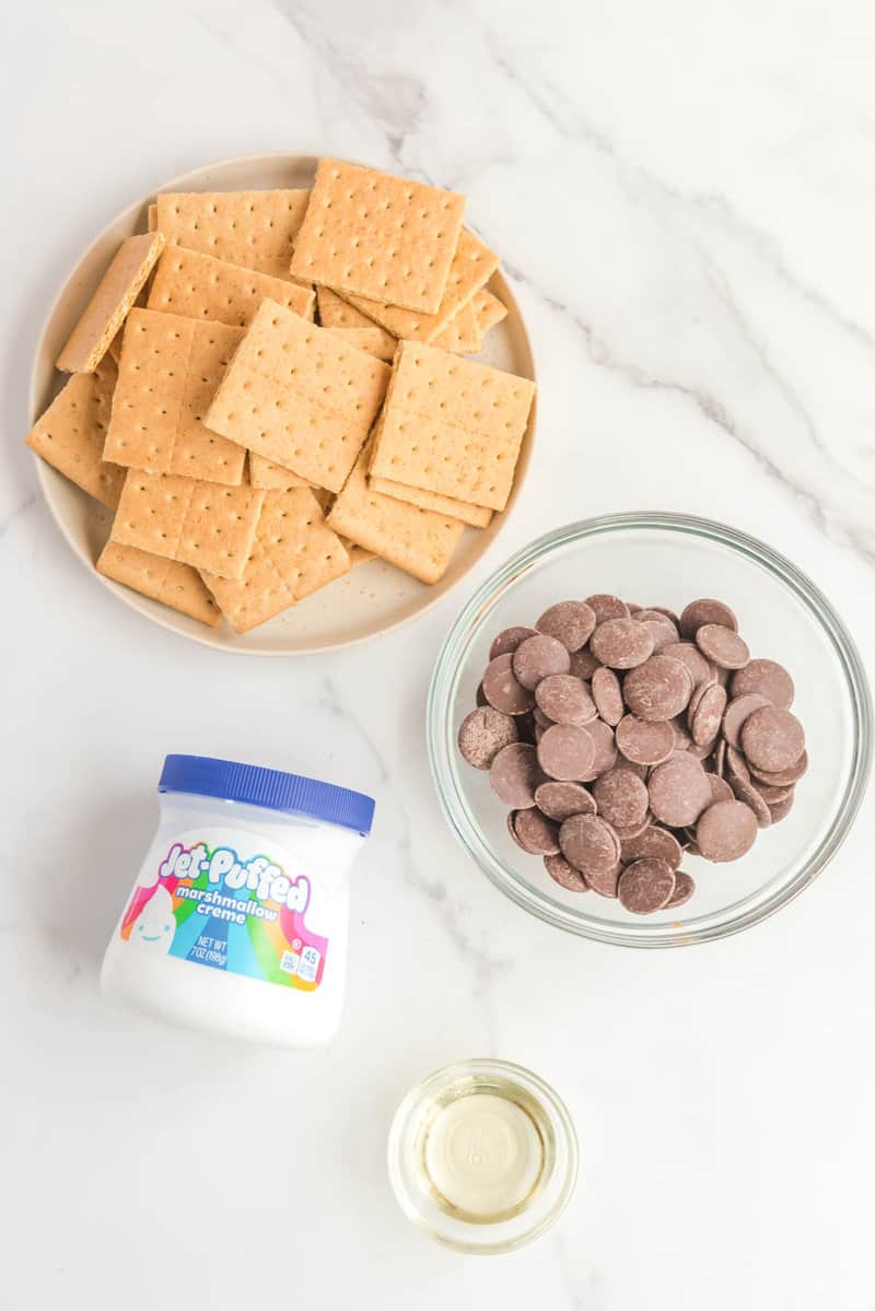 Girl Scout s'mores cookies ingredients.